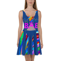 CHURCH & STATE GOM-BAE DRESS, Multi Back Straps,Royal SteevTeez