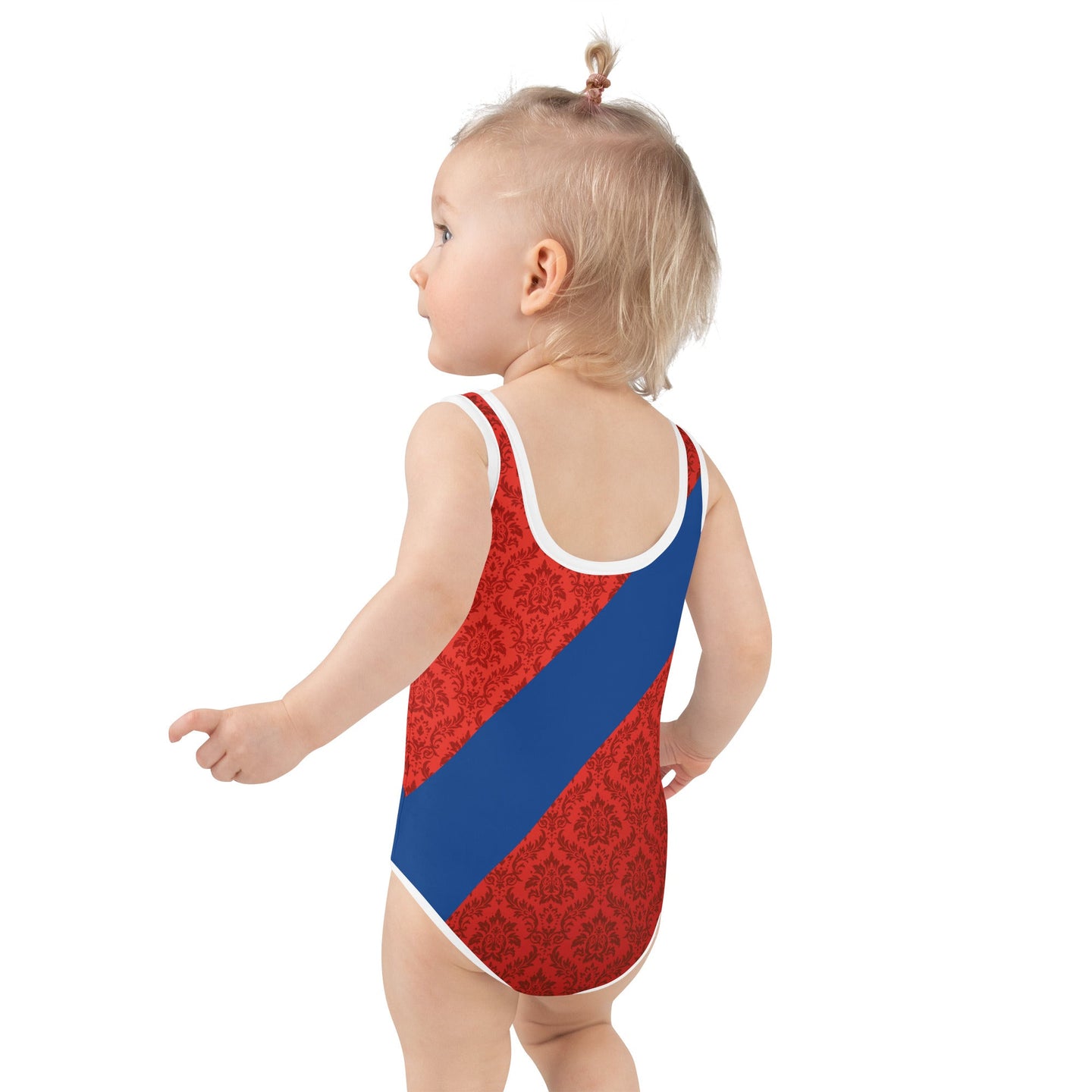 MATCHEY MATCHEY MISS SOMERSET KID'S SWIMSUIT, Damask SteevTeez