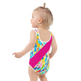 ELLE F WADE P ELLE PINK MISS BERMUDA KID'S SWIMSUIT, Monet SteevTeez