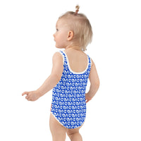 WHALE BAE MIND THE TIDE KID'S SWIMSUIT SteevTeez