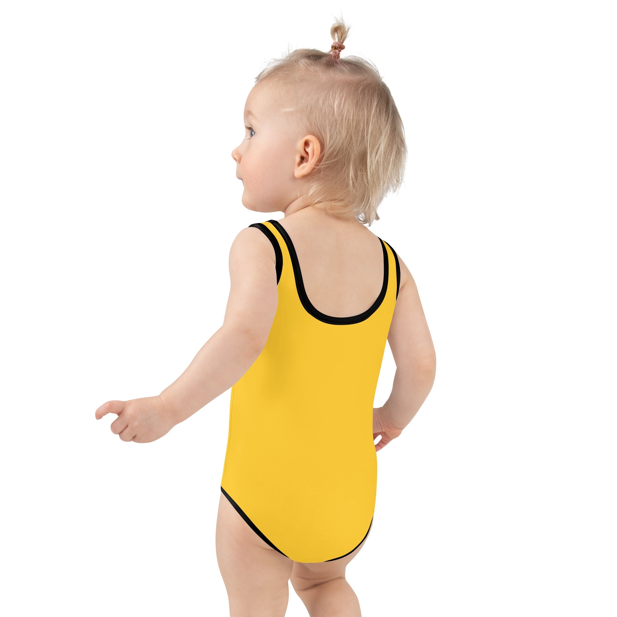 COOLIN DEHELLOUT Kids Swimsuit, Yellow SteevTeez