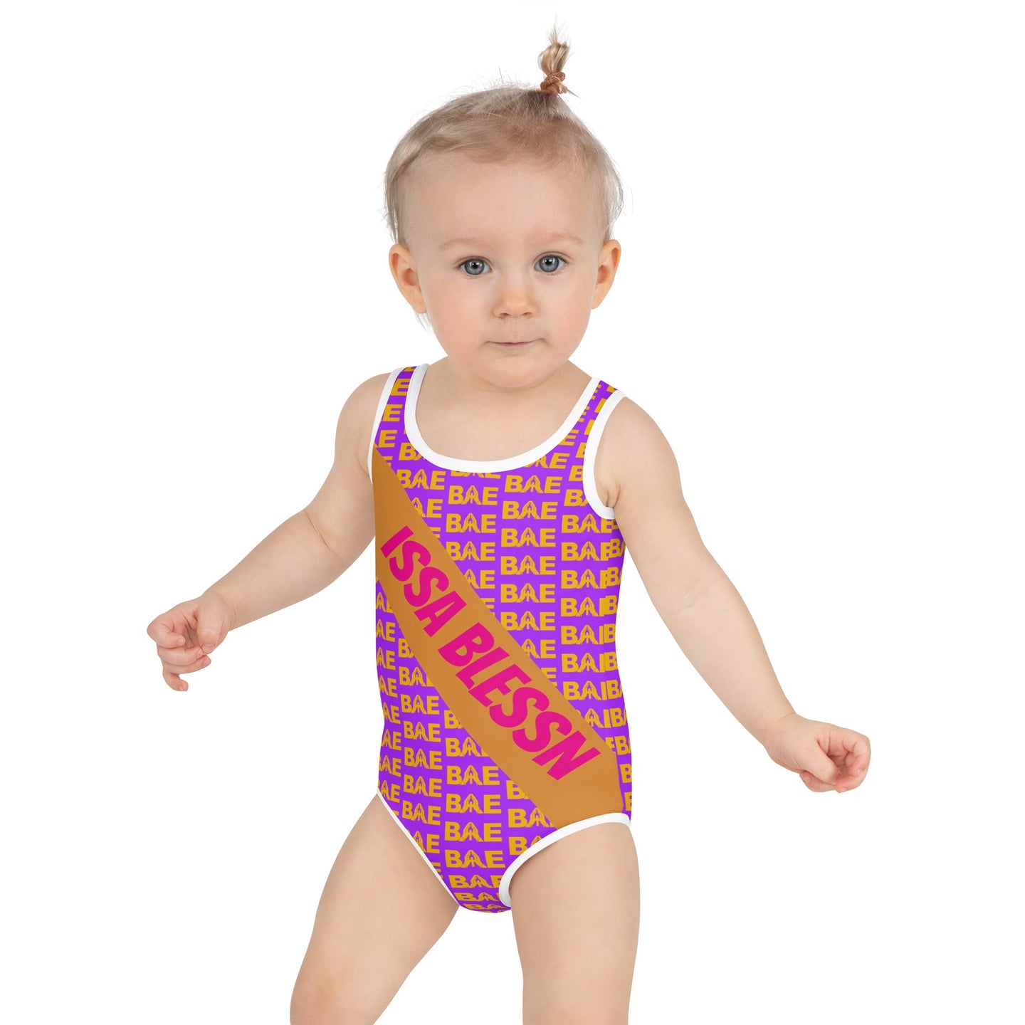 CHURCH BAE ISSA BLESSN KID'S SWIMSUIT SteevTeez