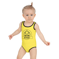 HI YOU Kids Swimsuit, Yellow SteevTeez