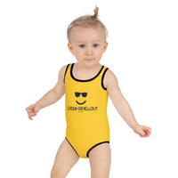 COOLIN DEHELLOUT Kids Swimsuit, Yellow SteevTeez