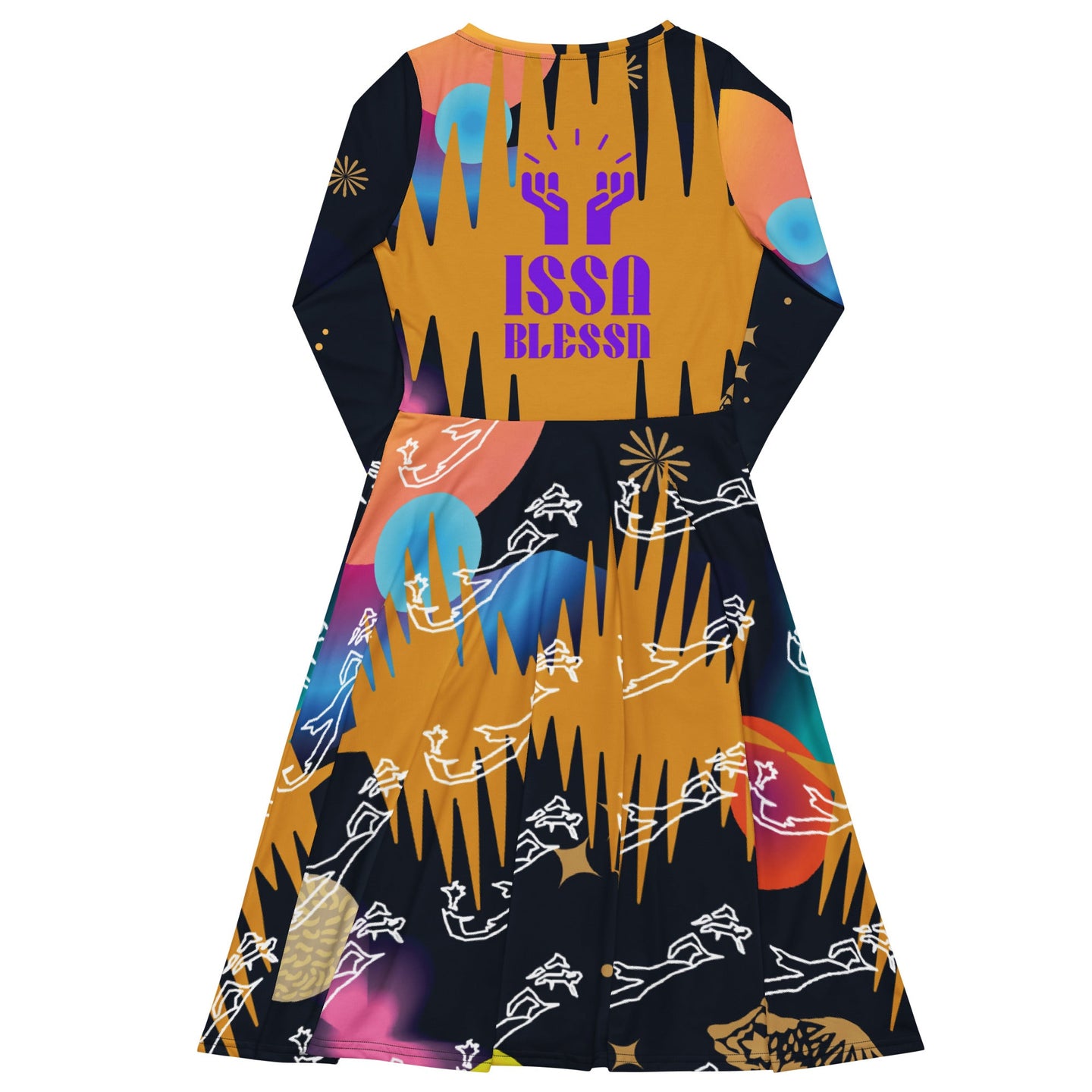 CHURCH BAE ISSA BLESS'N WAVELENGTH MIDI DRESS SteevTeez
