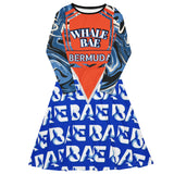 WHALE BAE MIND D'TIDE MIDI VP DRESS SteevTeez
