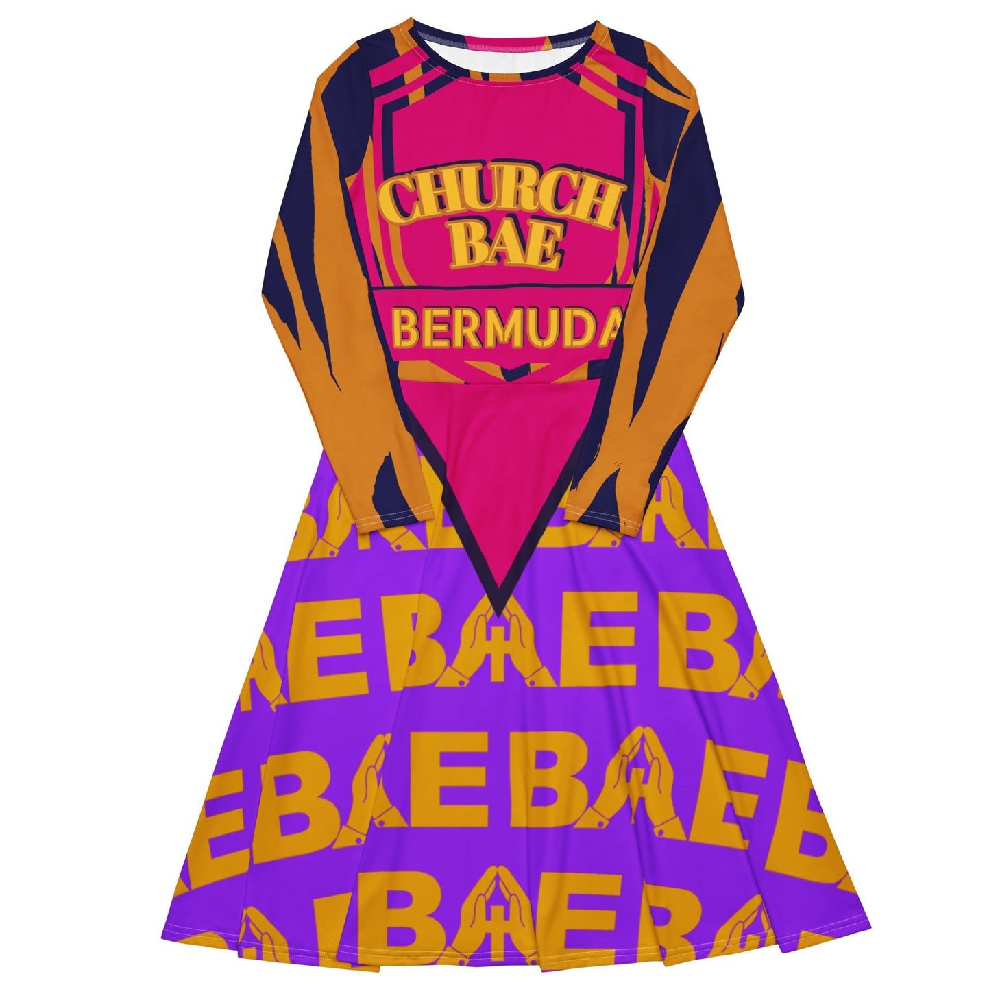CHURCH BAE ISSA BLESSN MIDI DRESS SteevTeez