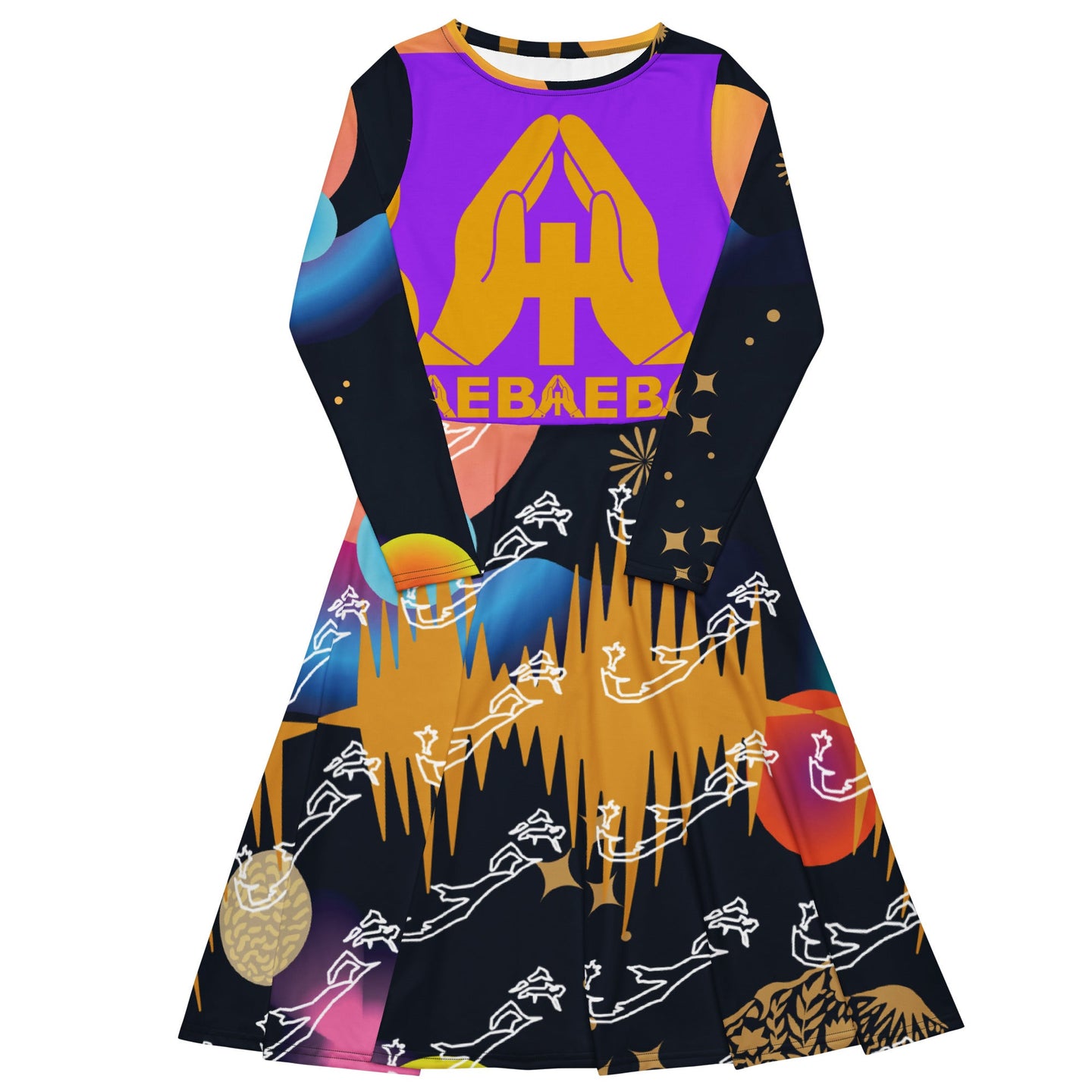CHURCH BAE ISSA BLESS'N WAVELENGTH MIDI DRESS SteevTeez