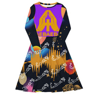 CHURCH BAE ISSA BLESS'N WAVELENGTH MIDI DRESS SteevTeez