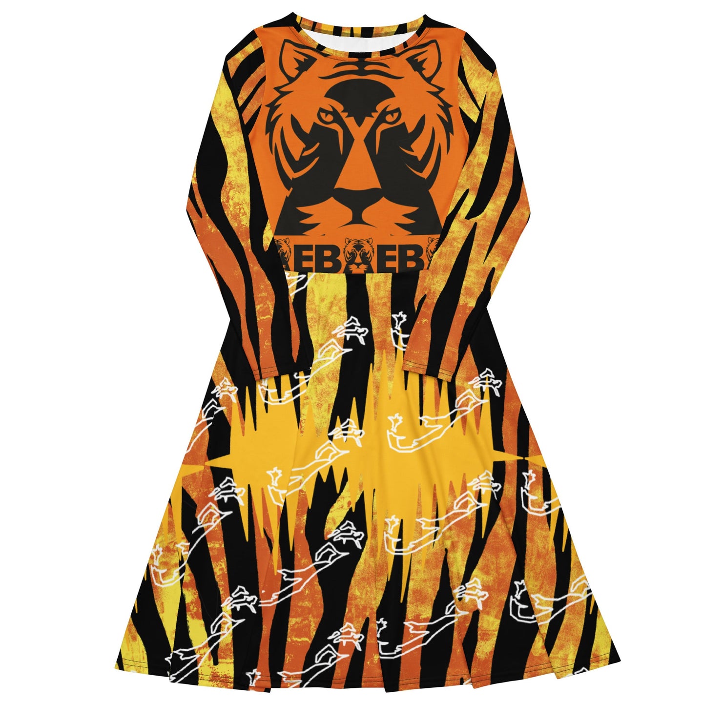 WHALE BAE WILD'N FREE WAVELENGTH MIDI DRESS SteevTeez