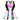 CHURCH & STATE GOM-BAE WITH BLACK QUEENAHBDA ON BACK MIDI DRESS, Multi/White, Black Sleeve SteevTeez