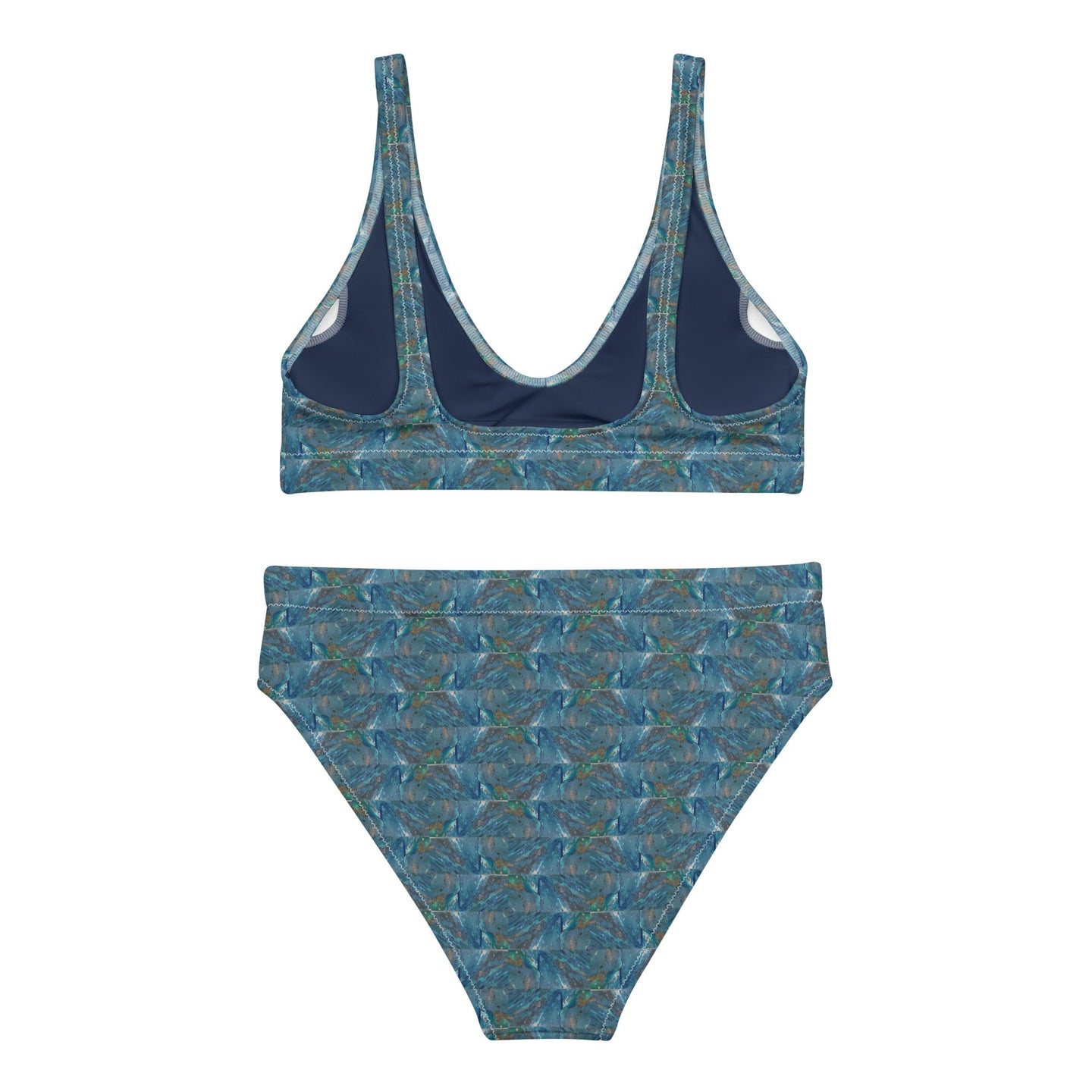 TURTLE BAE UM RIGHT OUTTA MY SHELL TWO PIECE SWIMSUIT, MOSAIC PRINT SteevTeez