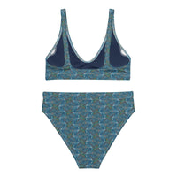 TURTLE BAE UM RIGHT OUTTA MY SHELL TWO PIECE SWIMSUIT, MOSAIC PRINT SteevTeez