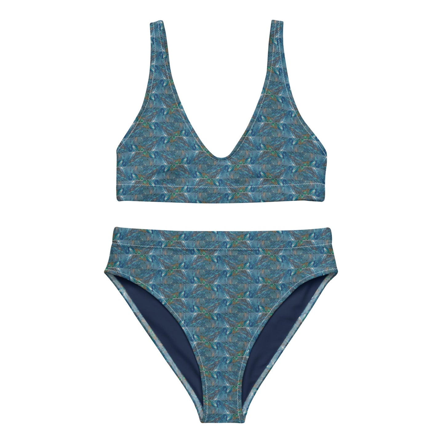TURTLE BAE UM RIGHT OUTTA MY SHELL TWO PIECE SWIMSUIT, MOSAIC PRINT SteevTeez