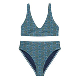TURTLE BAE UM RIGHT OUTTA MY SHELL TWO PIECE SWIMSUIT, MOSAIC PRINT SteevTeez
