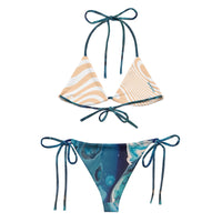 TURTLE BAE UM RIGHT OUTTA MY SHELL RECYCLED STRING BIKINI SteevTeez