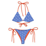 WHALE BAE MIND THE TIDE RECYCLED STRING BIKINI SteevTeez