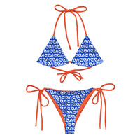 WHALE BAE MIND THE TIDE RECYCLED STRING BIKINI SteevTeez