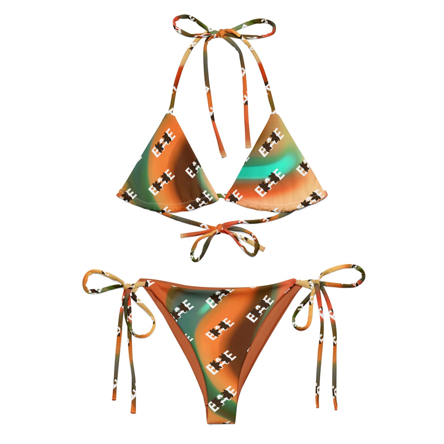 TOBACCO BAE UM GOING BACK NAT'RAL RECYCLED STRING BIKINI SteevTeez