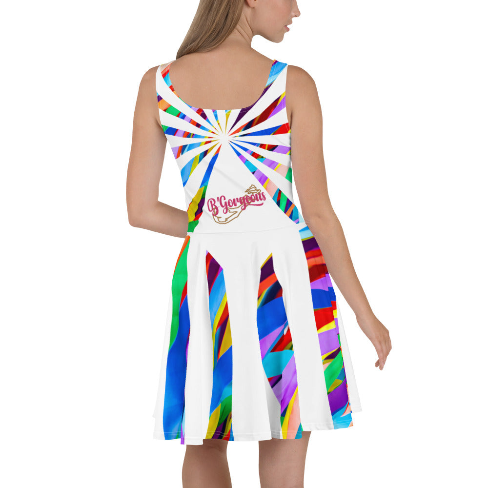 CHURCH & STATE GOM-BAE DRESS, Multi Back Straps, White SteevTeez