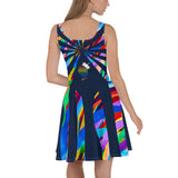 CHURCH & STATE GOM-BAE DRESS, Multi Back Straps,Navy SteevTeez