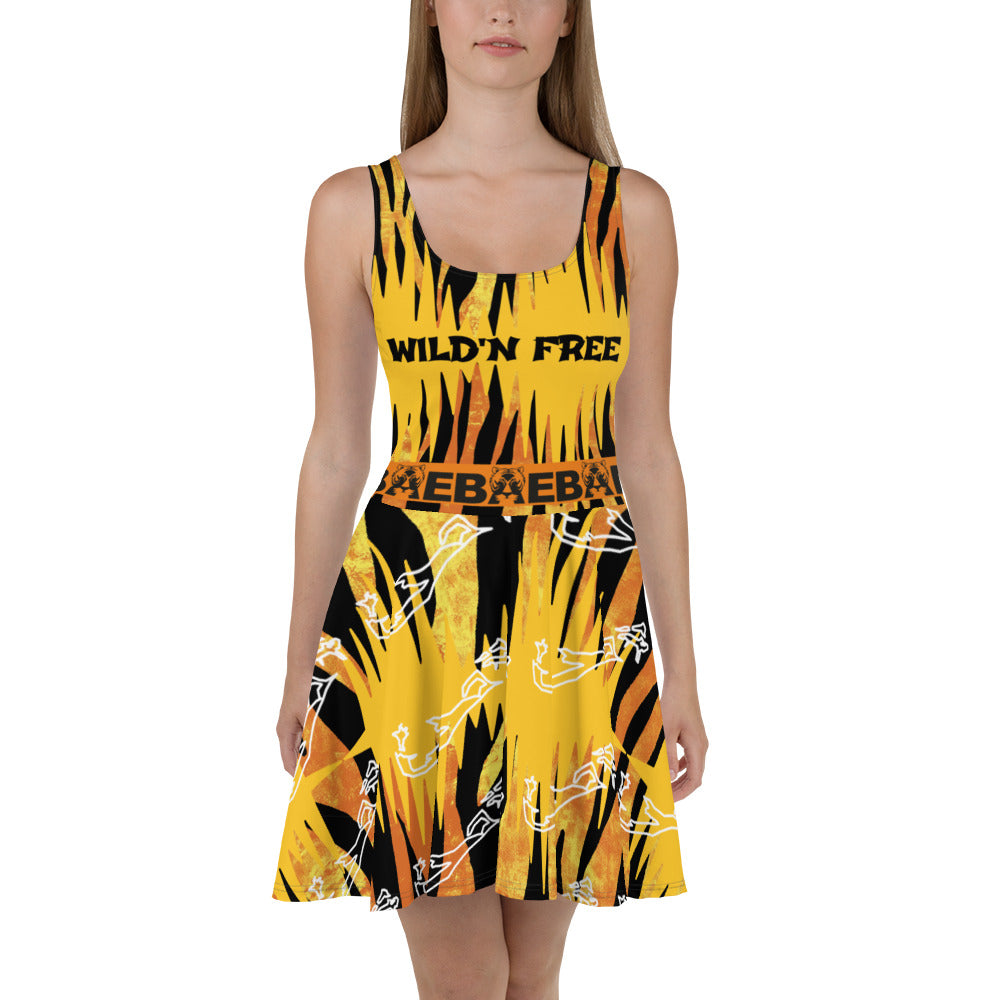 TIGER BAE WILD'N FREE LKN B'GORGEOUS IN ST.GEORGES TIGER STRIPE DANCE DRESS SteevTeez