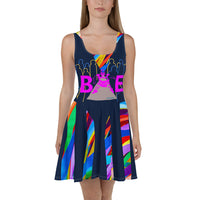 CHURCH & STATE GOM-BAE DRESS, Multi Back Straps,Navy SteevTeez