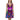 CHURCH & STATE GOM-BAE DRESS, Multi Back Straps,Purple SteevTeez