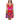 CHURCH & STATE GOM-BAE DRESS, Multi Back Straps, Red SteevTeez
