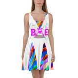 chic white party dress