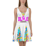 watercolor dress