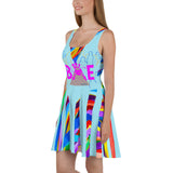 CHURCH & STATE GOM-BAE DRESS, Multi Back Straps,Sky Blue SteevTeez