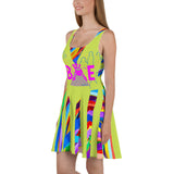 CHURCH & STATE GOM-BAE DRESS, Multi Back Straps,Lime SteevTeez