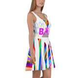 CHURCH & STATE GOM-BAE DRESS, Multi Back Straps, White SteevTeez