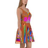 CHURCH & STATE GOM-BAE DRESS, Multi Back Straps,Rust SteevTeez