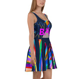 CHURCH & STATE GOM-BAE DRESS, Multi Back Straps,Navy SteevTeez