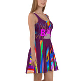 CHURCH & STATE GOM-BAE DRESS, Multi Back Straps,Purple SteevTeez