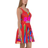 CHURCH & STATE GOM-BAE DRESS, Multi Back Straps, Red SteevTeez