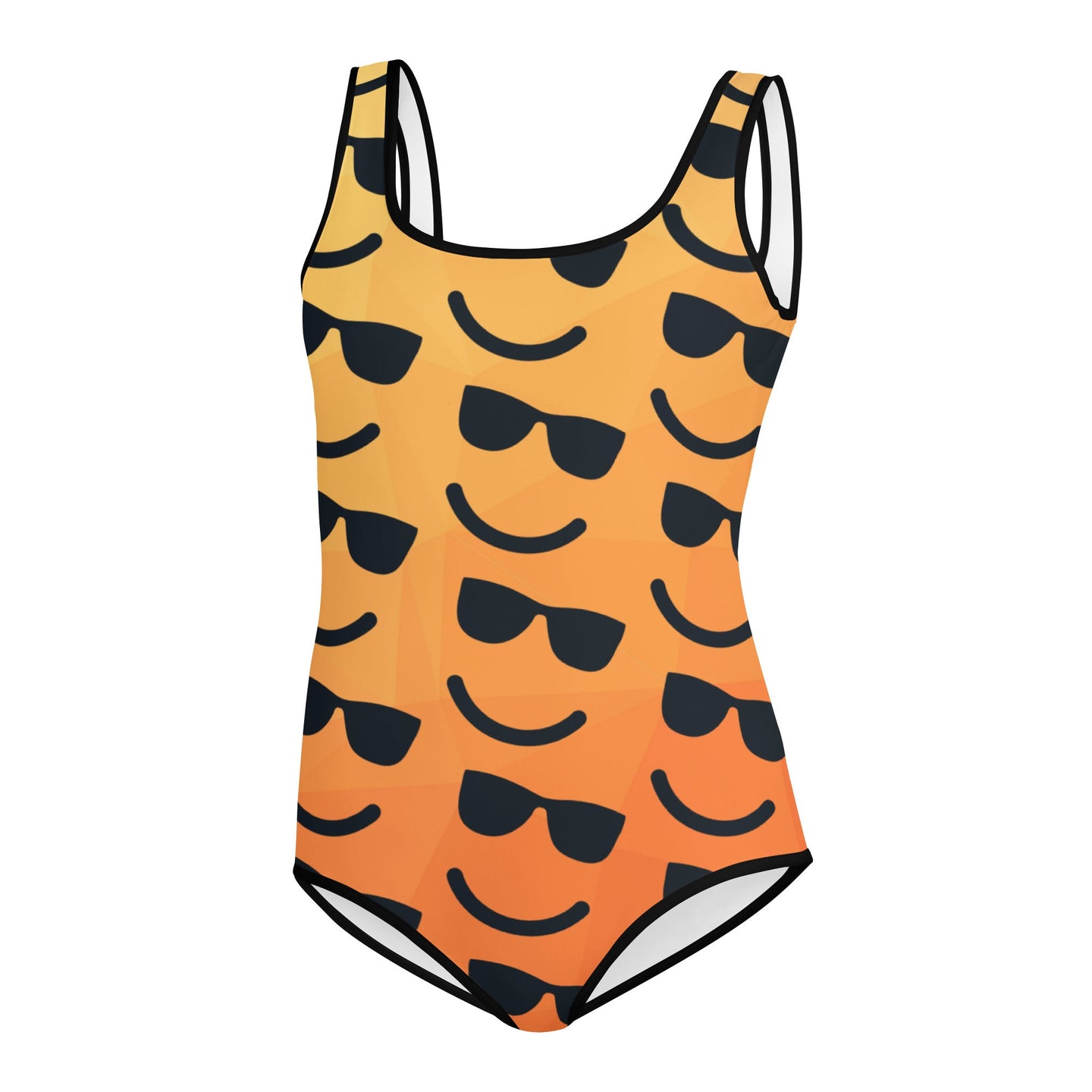COOLIN DEHELLOUT Youth Swimsuit, Orange multi SteevTeez