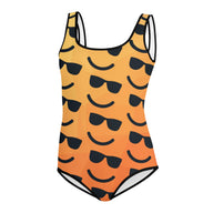 COOLIN DEHELLOUT Youth Swimsuit, Orange multi SteevTeez