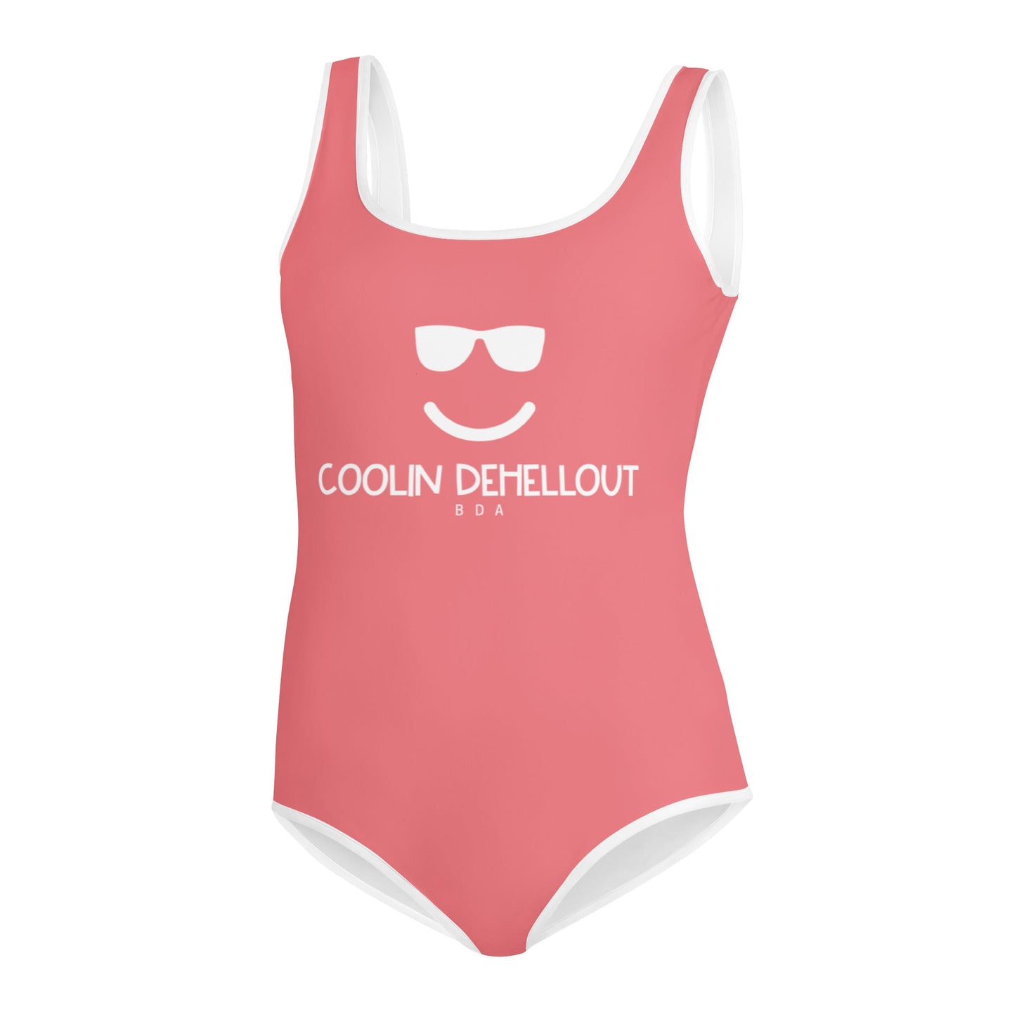 COOLIN DEHELLOUT KID'S SWIMSUIT, Salmon SteevTeez