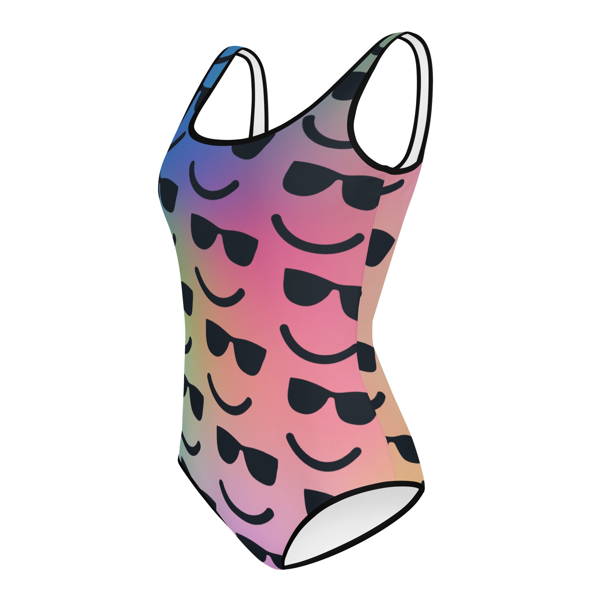 COOLIN DEHELLOUT Youth Swimsuit, Multi SteevTeez