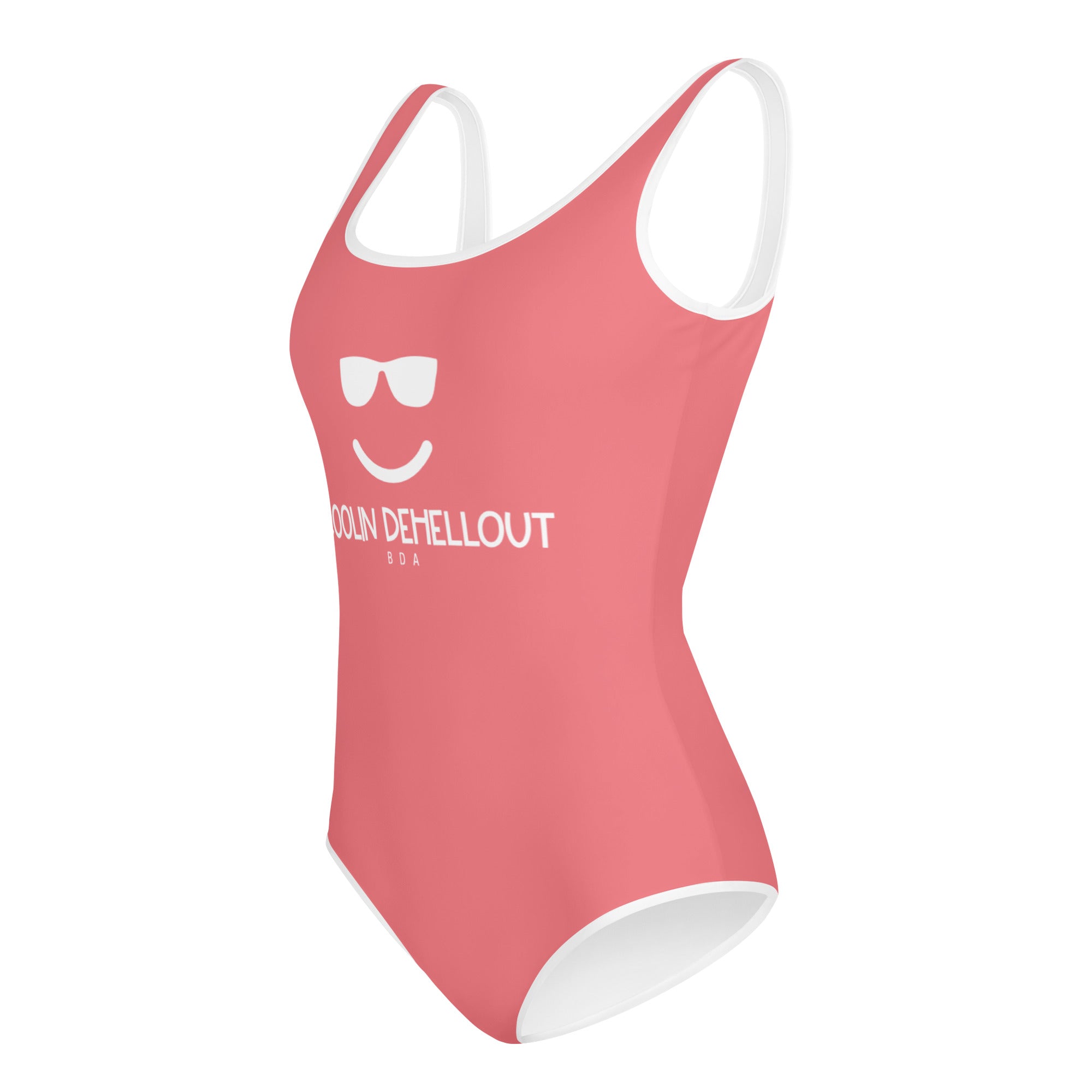 COOLIN DEHELLOUT KID'S SWIMSUIT, Salmon SteevTeez