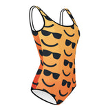 COOLIN DEHELLOUT Youth Swimsuit, Orange multi SteevTeez